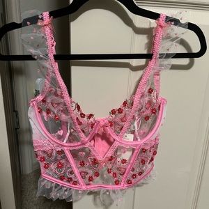 Whimsical Garden Bustier by “For Love and Lemons” brand 34C new with tags small